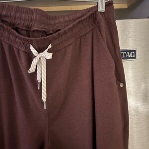 Casual Maroon Jogger Pants